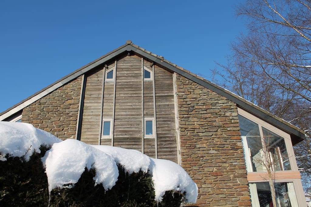 La neige tombe en hautes fagnes