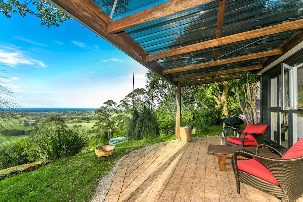 Terrace with BBQ and its views