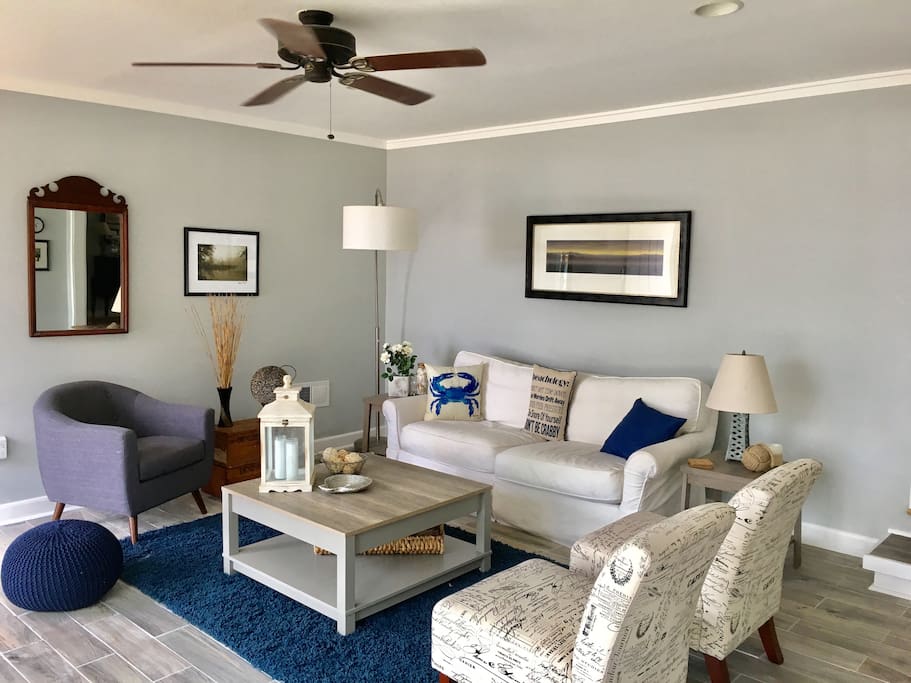 Family Room with water view