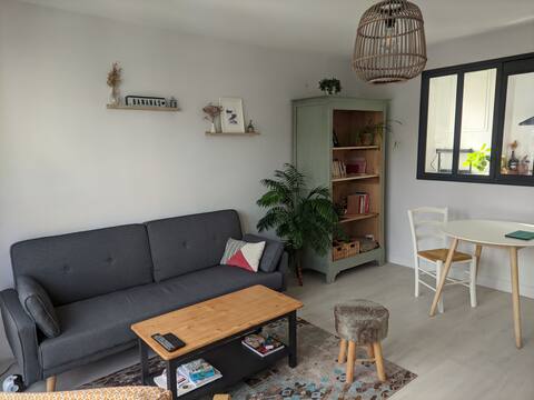 Successful Airbnb property: Large cozy apartment on the island of Nantes in île De Nantes