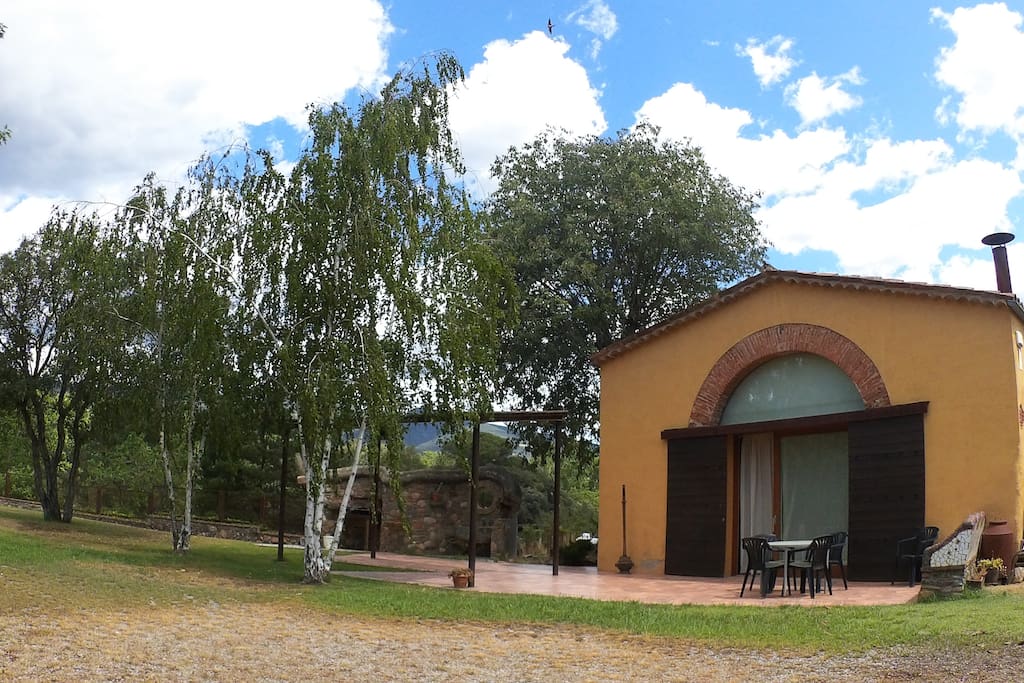 Vista del dúplex des del jardí