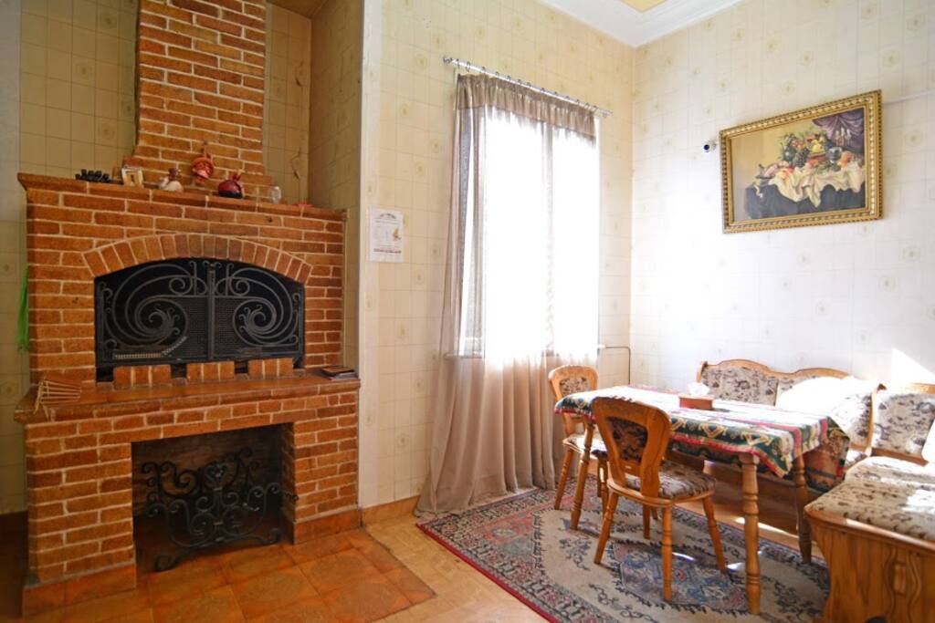Kitchen and dining area