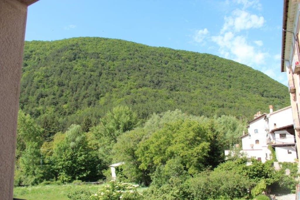 vista dal balcone