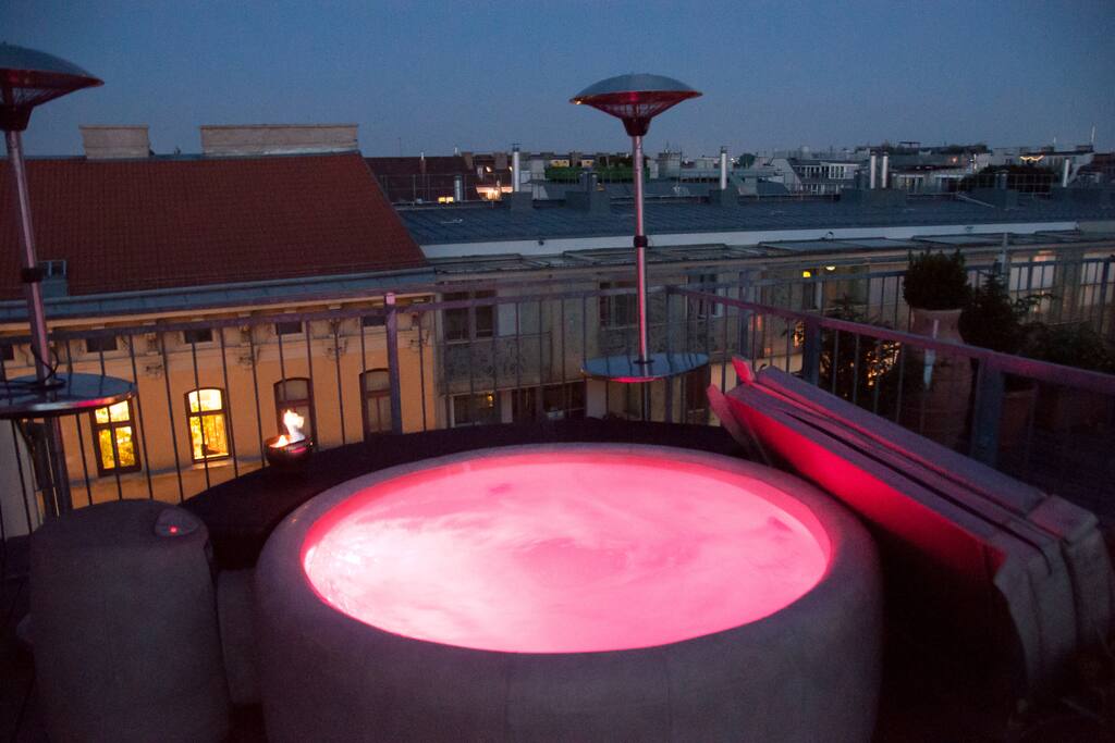 Whirlpool in the evening