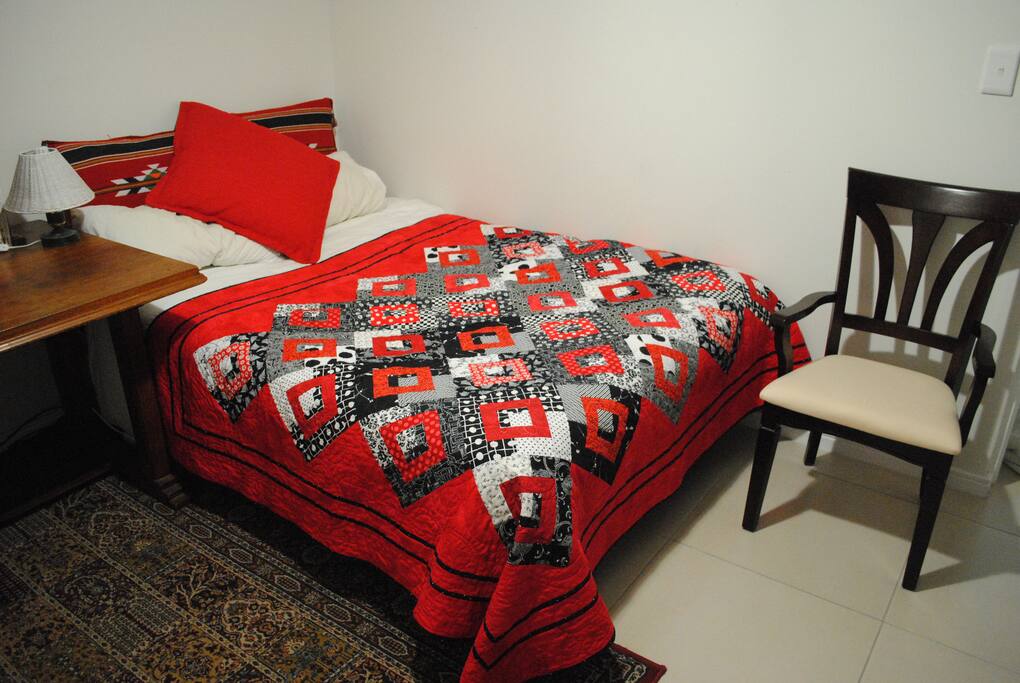 Spare bedroom with access to computer and fast internet.
