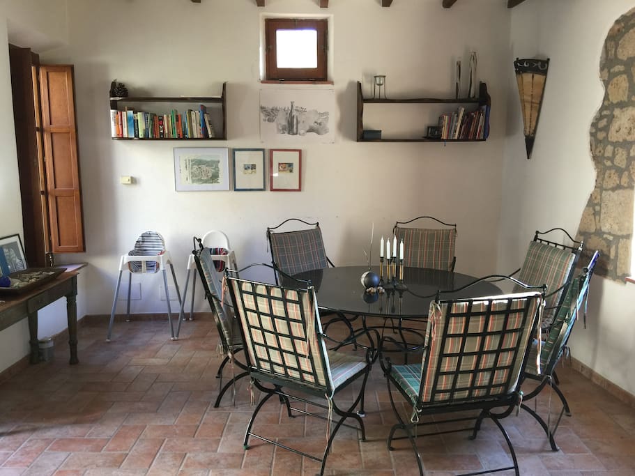 The main living room - seating for 8 people