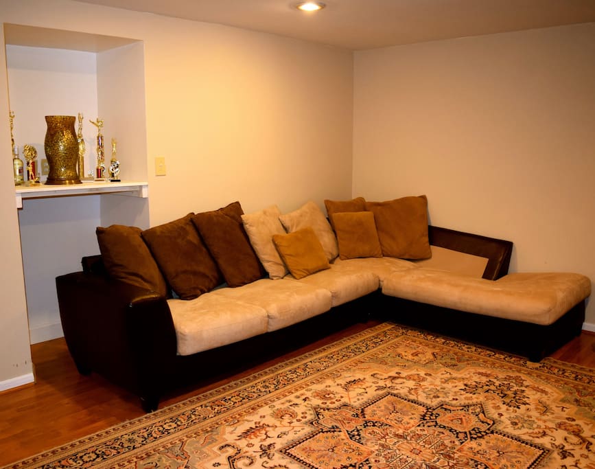 Living Room with Sectional Sofa