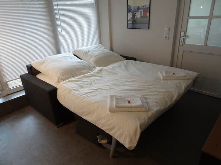 Slaapbank in de woonkamer