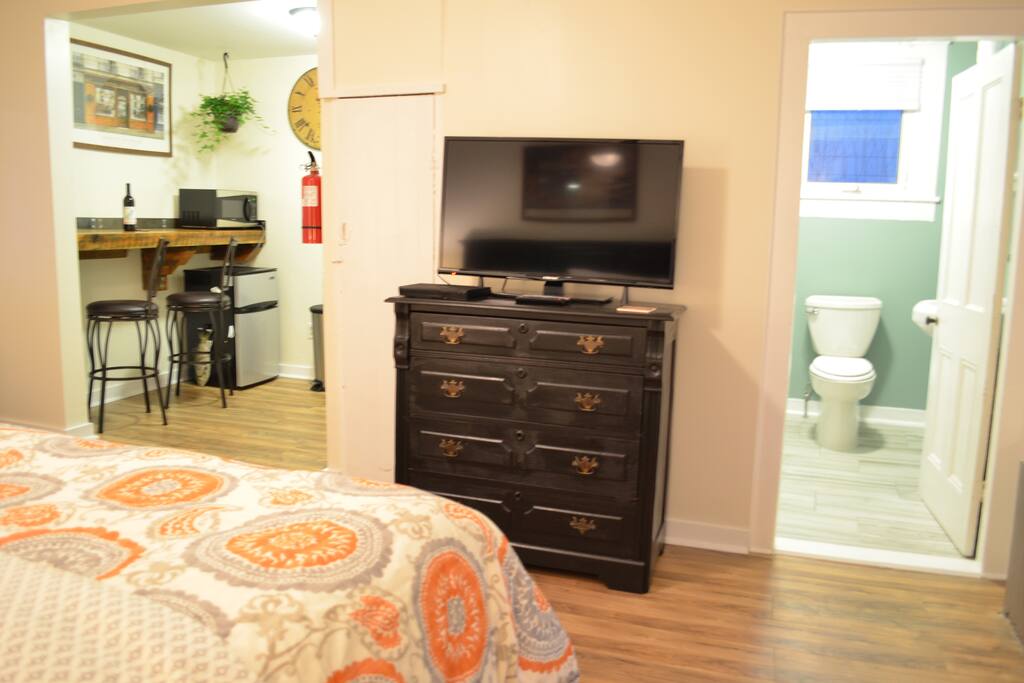 Spacious studio layout