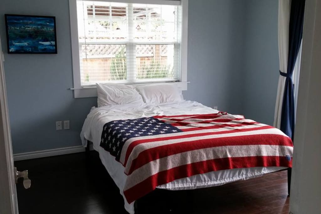Master bedroom with 1/2 bath.