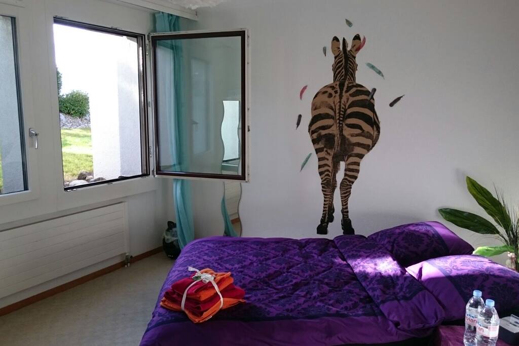 your own room - view to the garden
