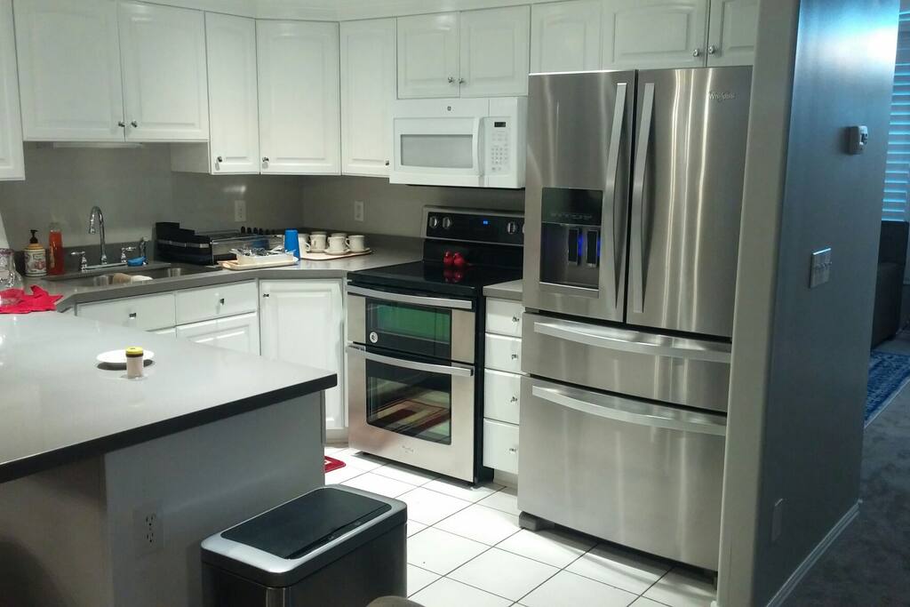 kitchen view from family living room