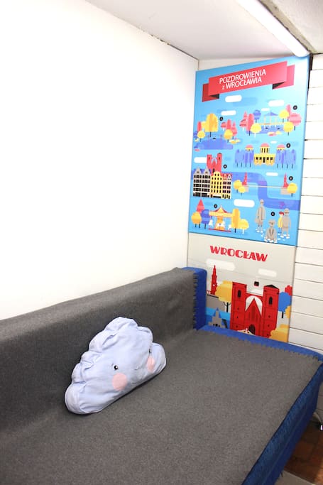 Here is some advice on the wall on what to visit when in Wrocław