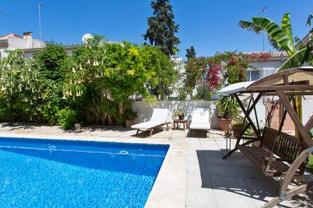 Full of character with pool.