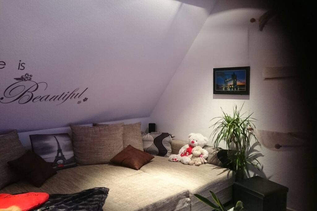 Wohnzimmer zur gemeinsamen Nutzung