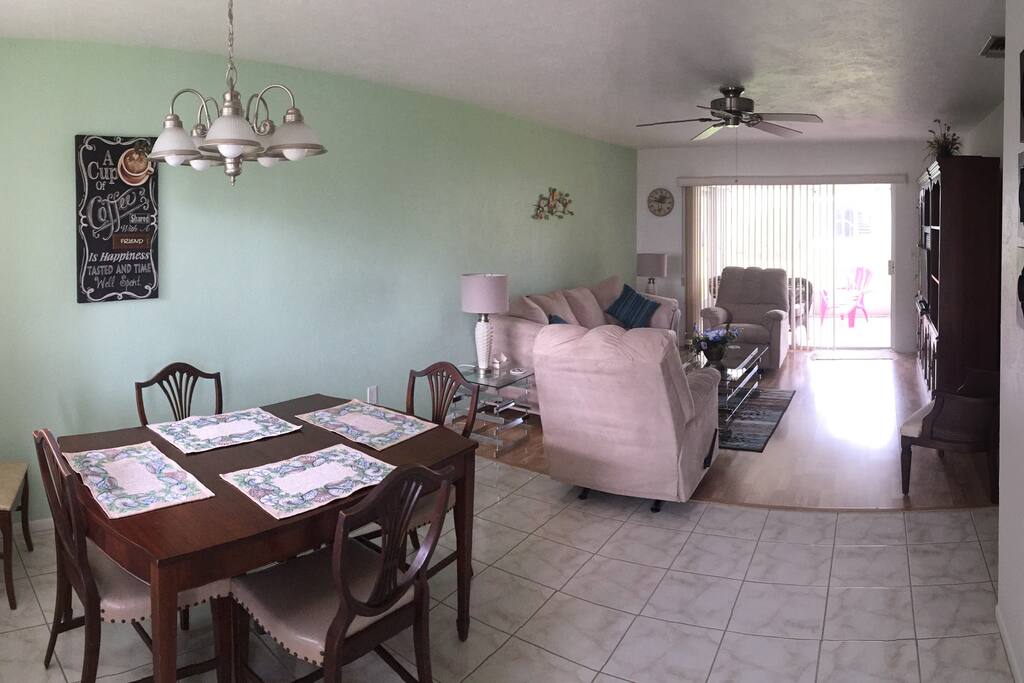 Dining and Living Areas