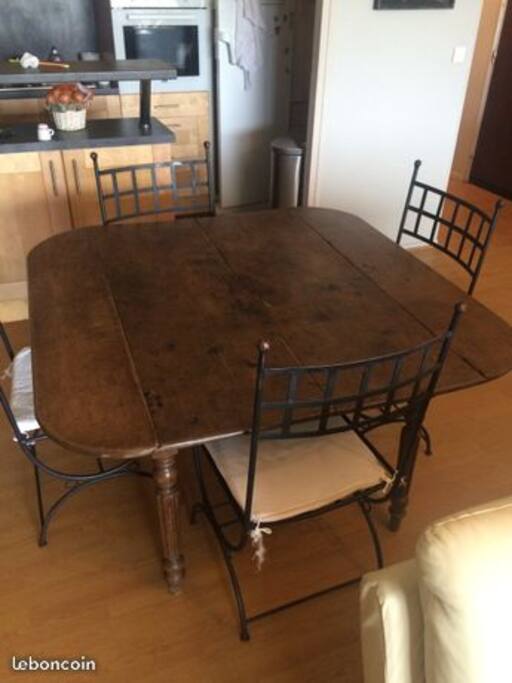 Table de sejour avec rallonges