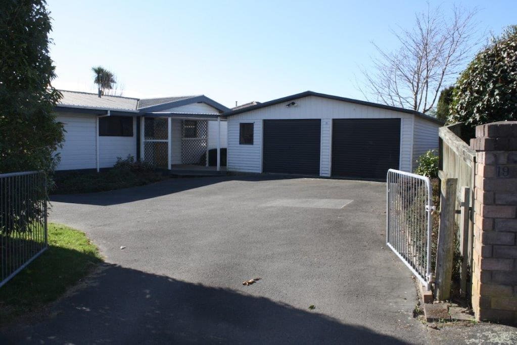 Off street parking and lock up garage.