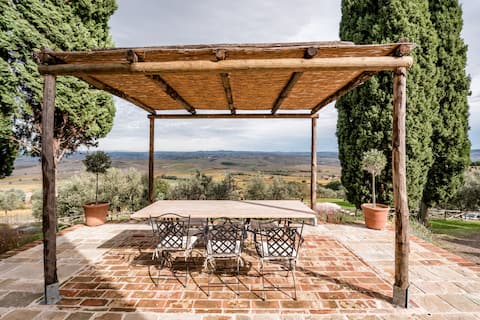 Breathtaking Views from a Tuscan Villa