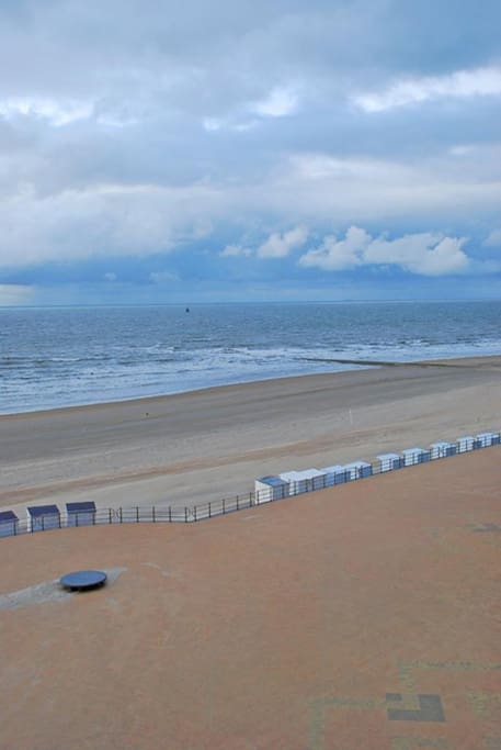 Amazing view from the flat on the North Sea !