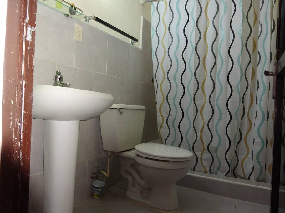 Private bathroom and toilet