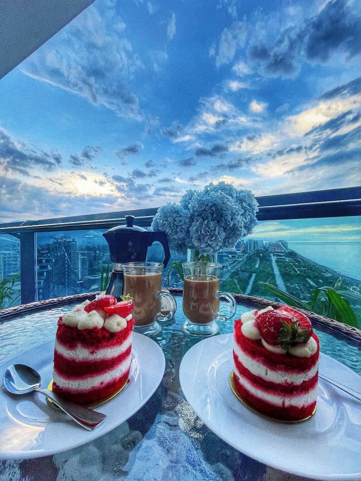 Beach Tower Sea (ᵔᴥᵔ) - Batumi