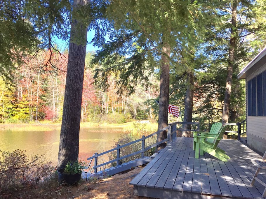 Take in the views from our large shaded upper deck.