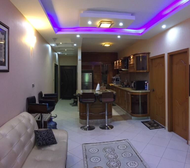 Living Room and Kitchen