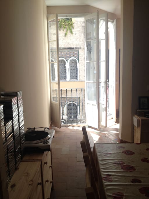 Balcony overlooking the internal courtyard