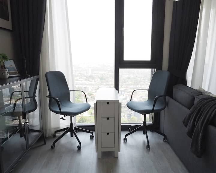 Stylish High Rise Apartment In Sukhumvit /1min>bts - Thailand