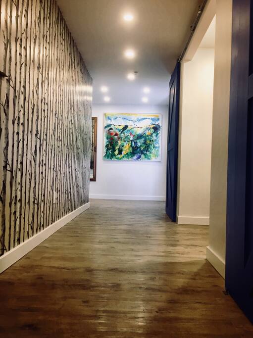 Entrance hallway lures you in