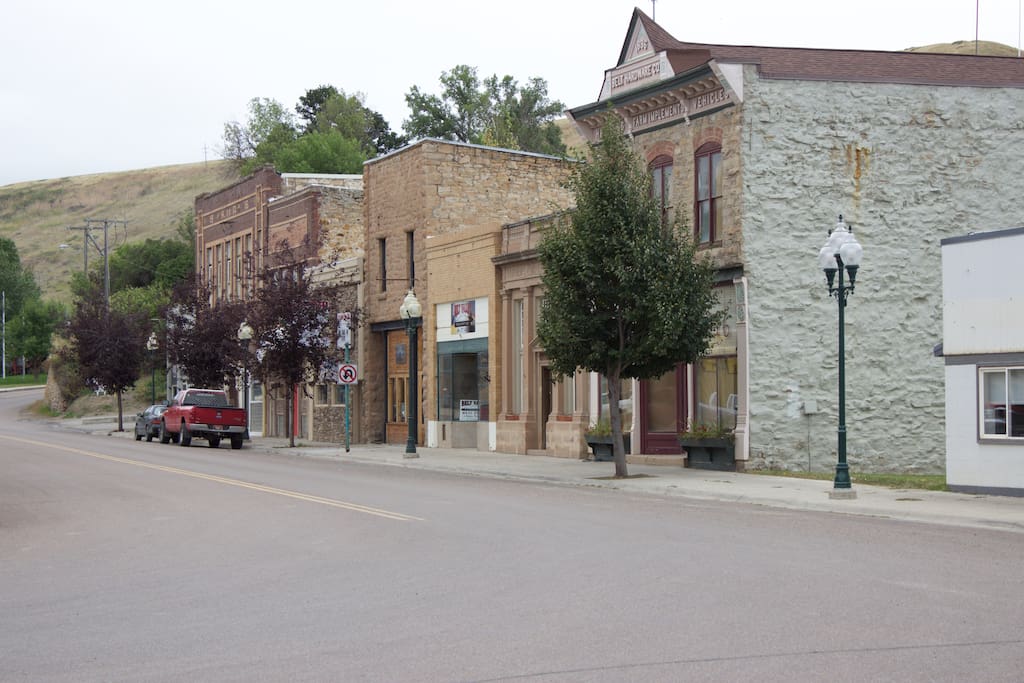 Historic downtown Belt, on the National Registry of Historical Places. Once a coal mining town.