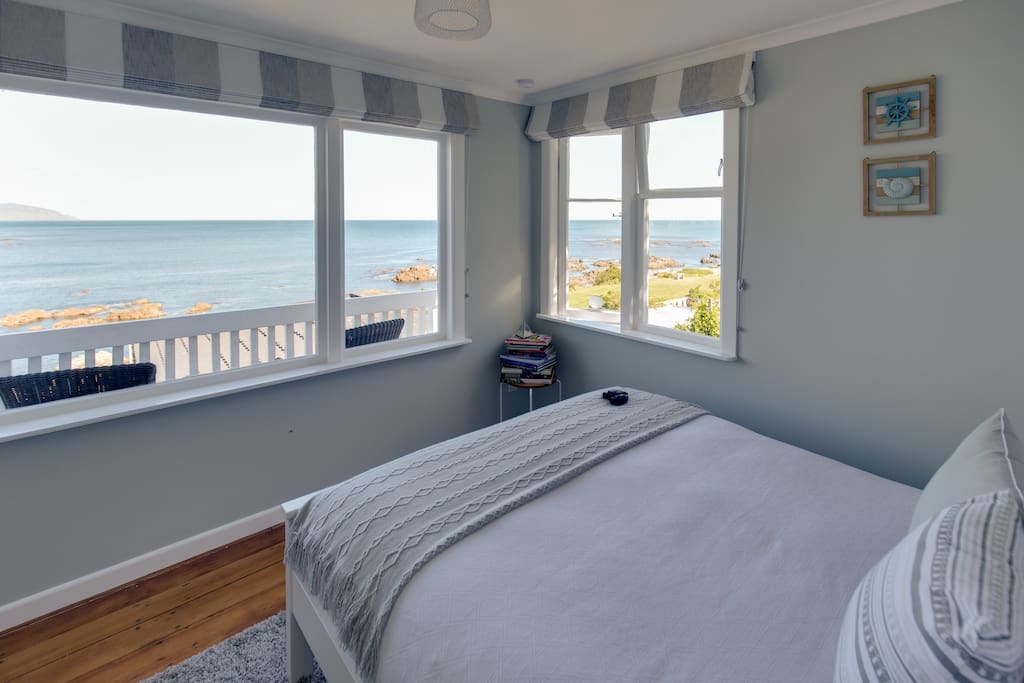 My first review “Our favorite part was the large window -we watched the ocean while lying in bed in the morning”