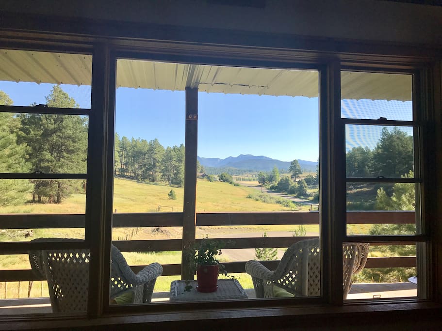 Magnificent view from the couch