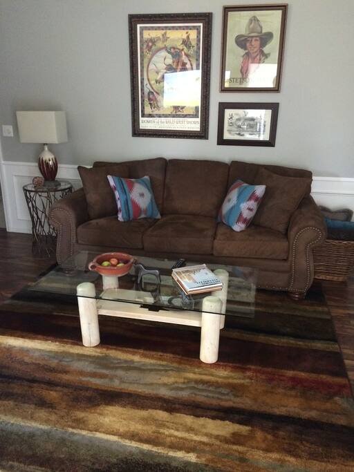 Entire house filled with original western-themed artwork and prints.
