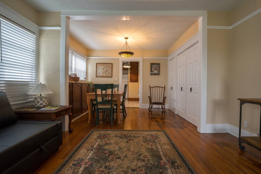 Looking toward the kitchen