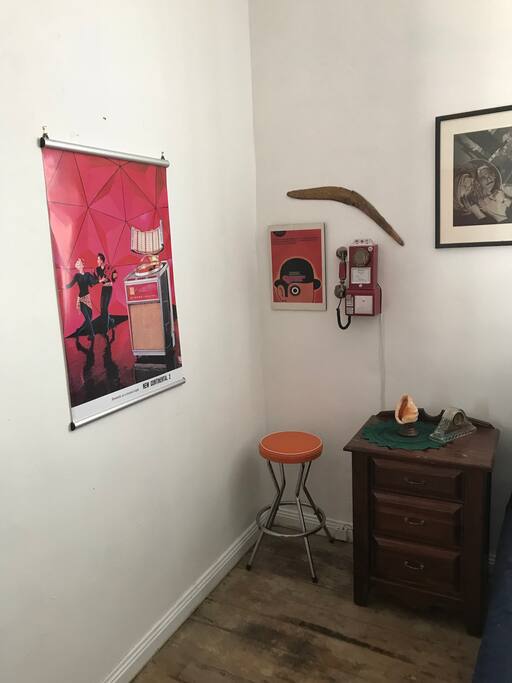 Telephone corner with working landline
