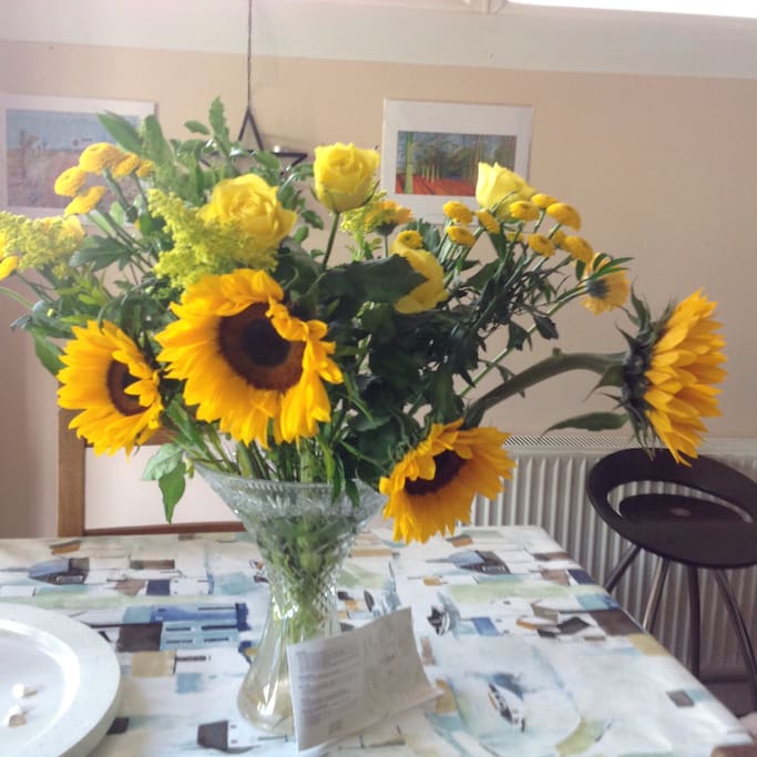 A glimpse of our kitchen table