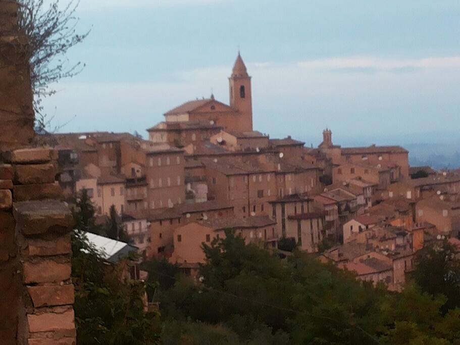 Vista dal giardino