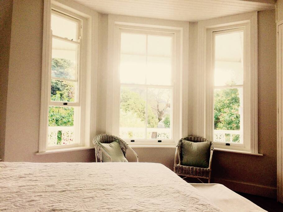 Main bedroom onto veranda