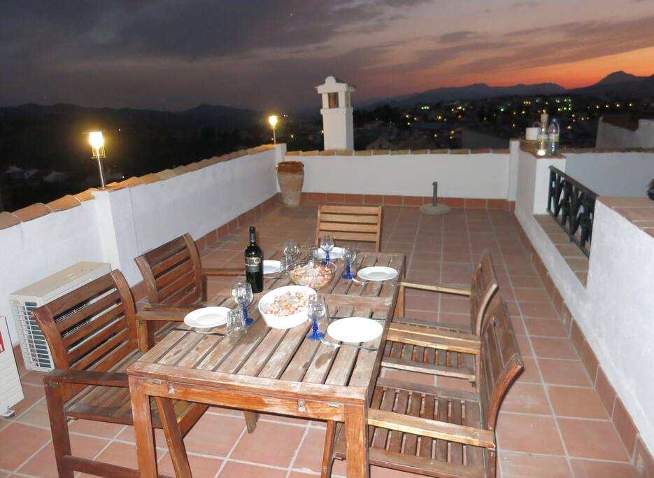 Large roof terrace