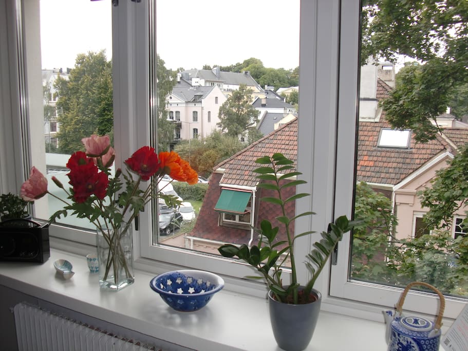 From the living room...