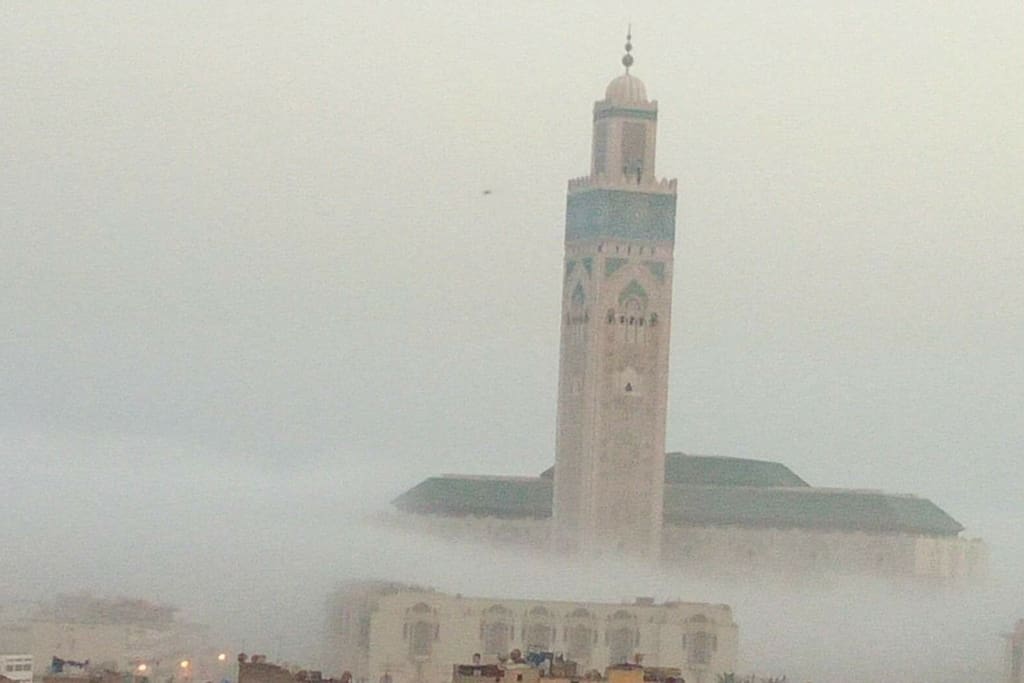 Few from the room on Hassan II mosque