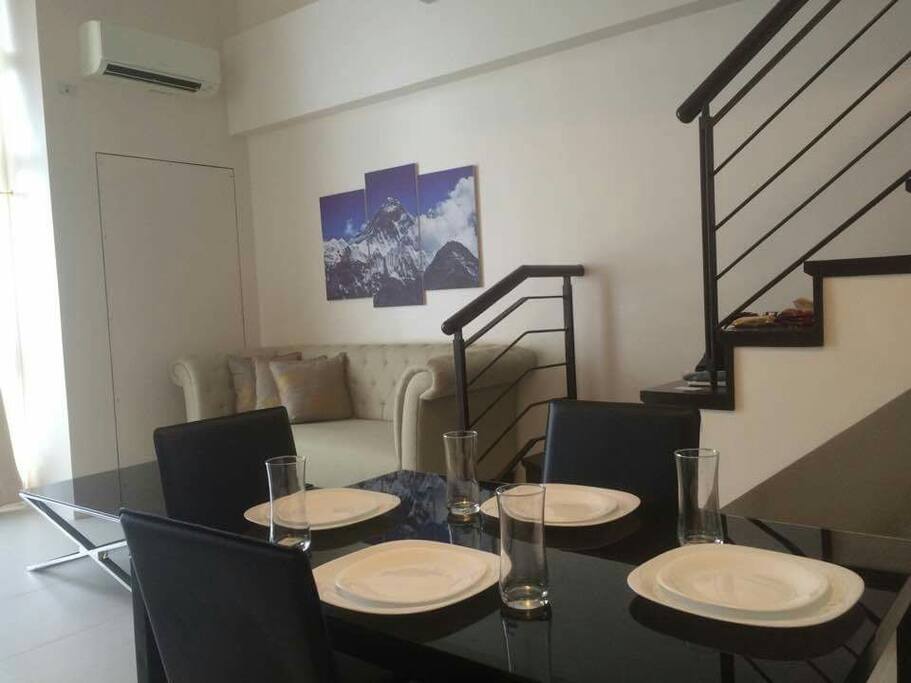 Comfortable lounge/diner with air-con.