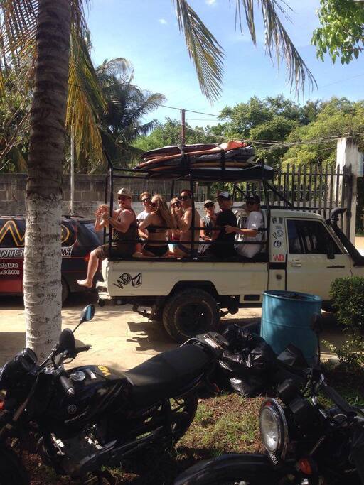 Shuttle to the beach