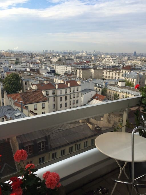Vue depuis le balcon
