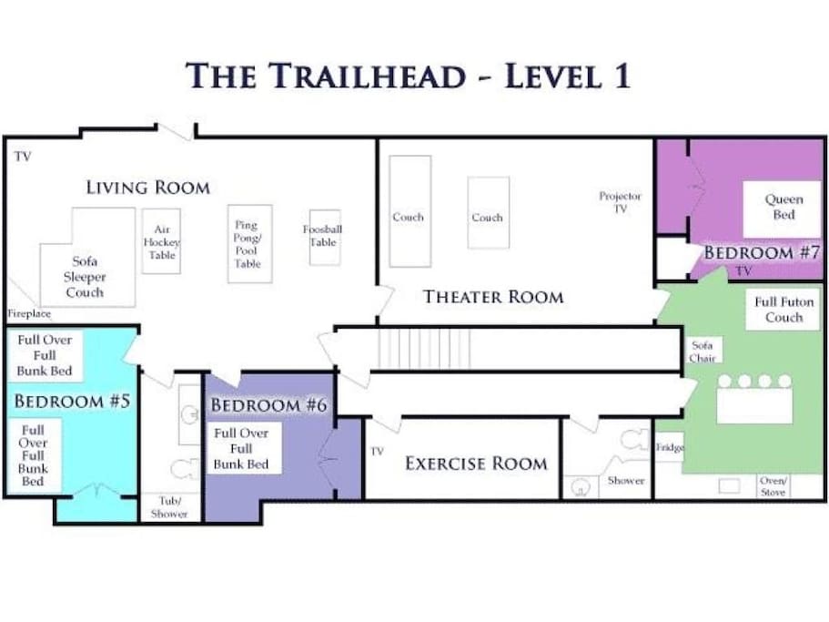Floor plans - level 1