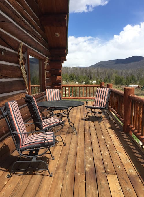 Wrap around deck