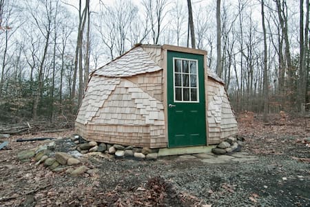 Geodesic Dome in the Wooods