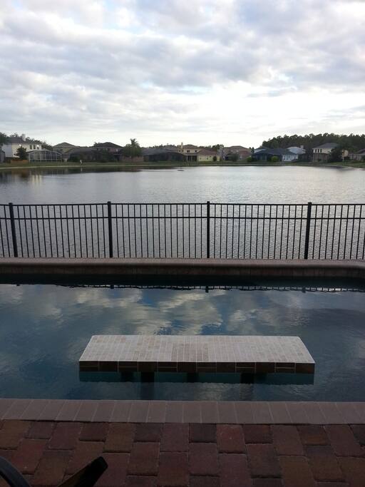 Custom Pool you wont find anyone else, seating inside of it for upto 12 People all at once!